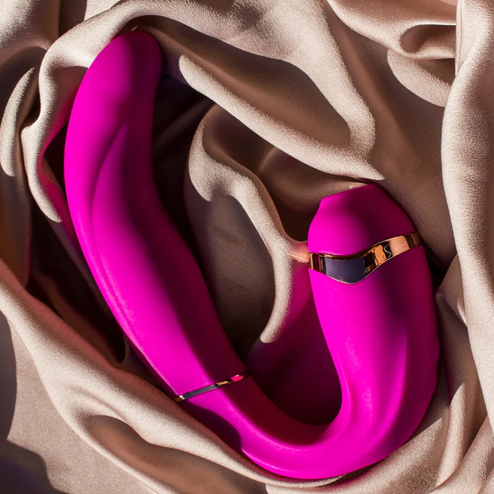 Adrien Lastic MY-G Double End Clitoral Sucker Vibrator Dildo Stimulator Sex Toy