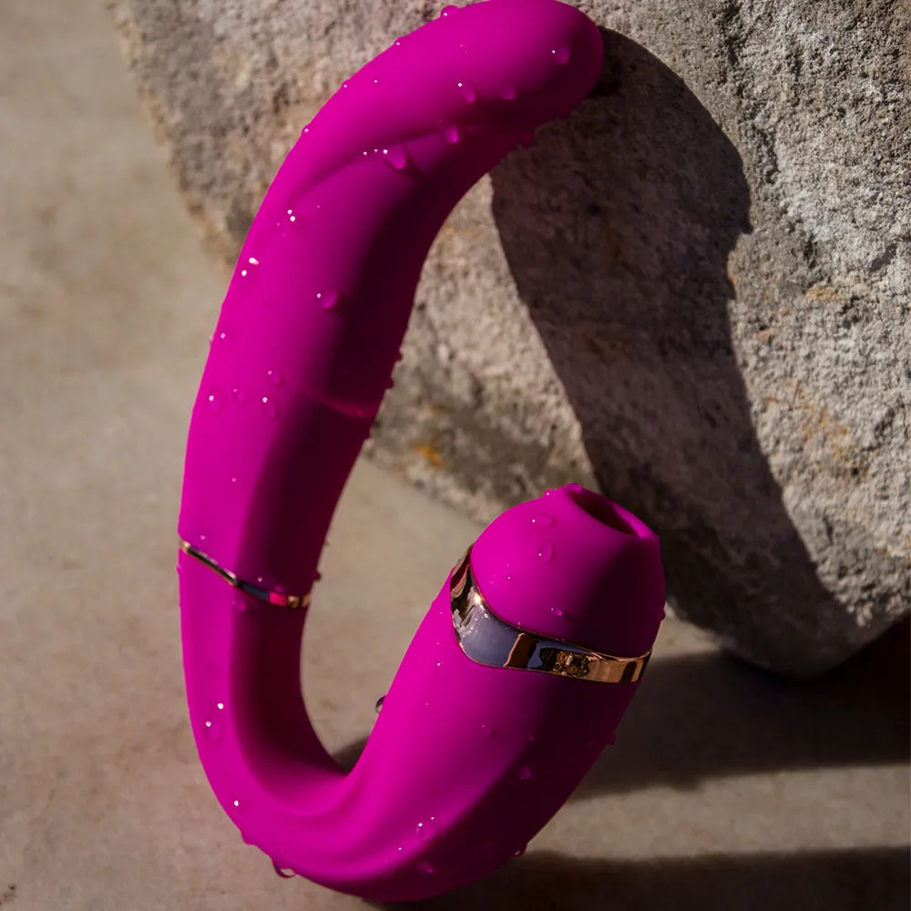 Adrien Lastic MY-G Double End Clitoral Sucker Vibrator Dildo Stimulator Sex Toy
