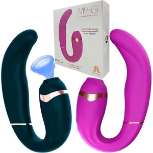 Adrien Lastic MY-G Double End Clitoral Sucker Vibrator Dildo Stimulator Sex Toy