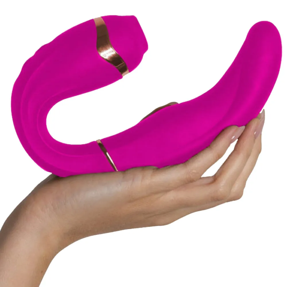 Adrien Lastic MY-G Double End Clitoral Sucker Vibrator Dildo Stimulator Sex Toy