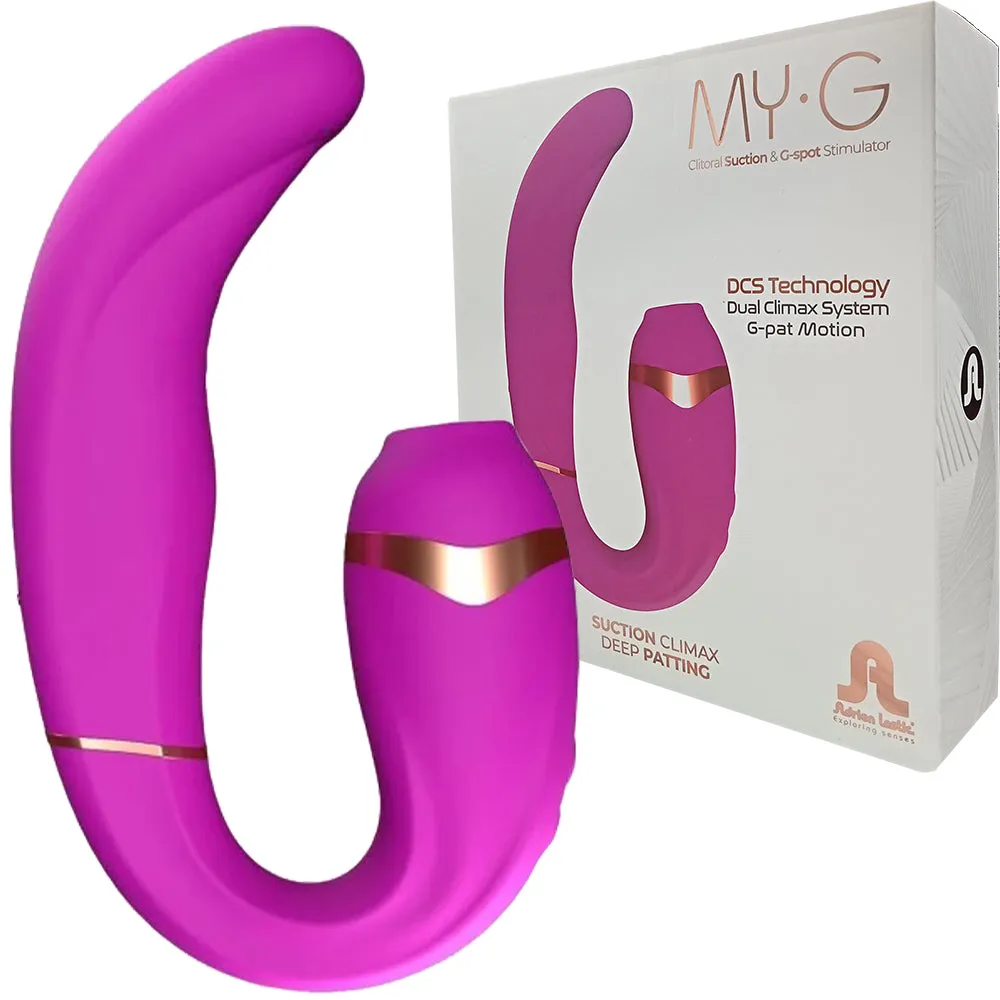 Adrien Lastic MY-G Double End Clitoral Sucker Vibrator Dildo Stimulator Sex Toy