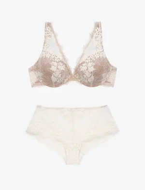 All Day Lace Uplift Plunge    Cheeky Set