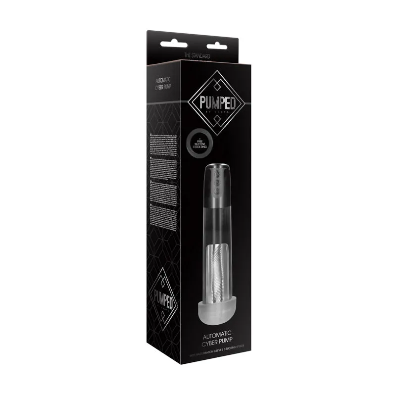 Automatic Cyber Pump with Masturbation Sleeve - Transparent