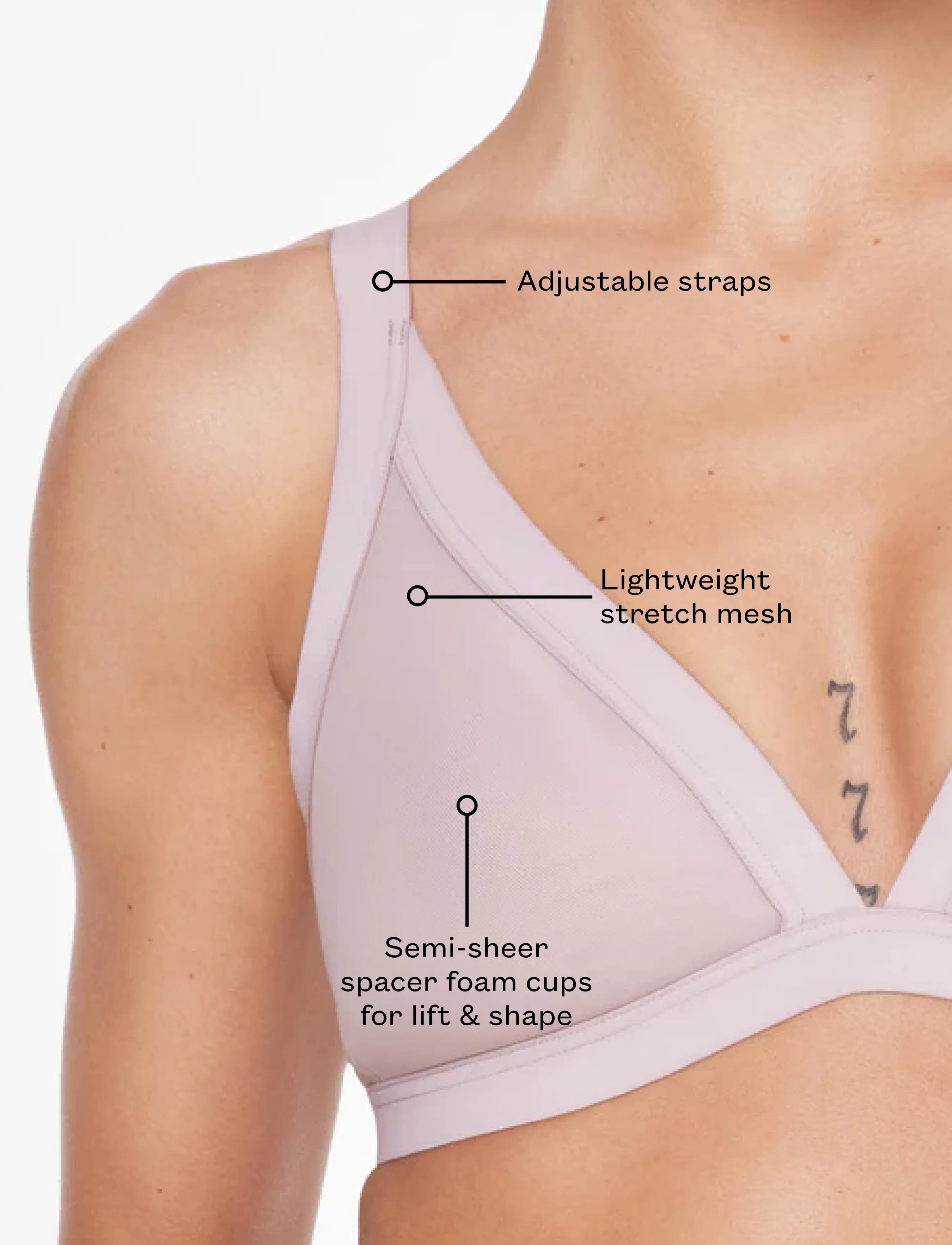 Bare Mesh Bralette
