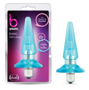 Blush B Yours Basic Vibra Plug - Blue