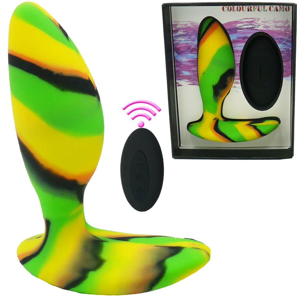 Camo IDYLIC Vibrating Anal Plug REMOTE Prostate Massager Butt Vibrator Sex Toy