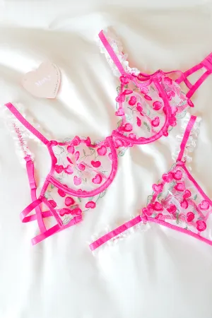 Cherry Bra and Panty Set