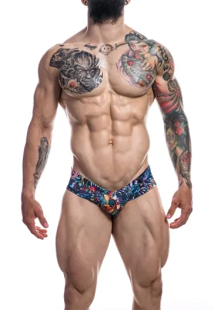 Cut For Men High Cut Tattoo Cheeky Brief Small