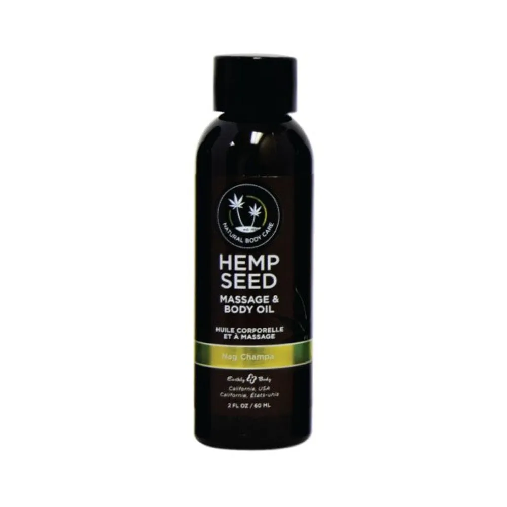 Earthly Body Massage Oil Nag Champa 2oz