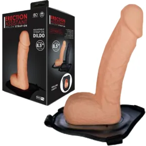 Erection Assistant Strap-On Hollow 8.5 Dildo Cock Adjustable Harness