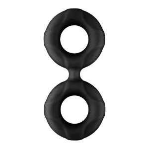 F-81: DOUBLE RING (LIQUID SILICONE) 47MM - BLACK