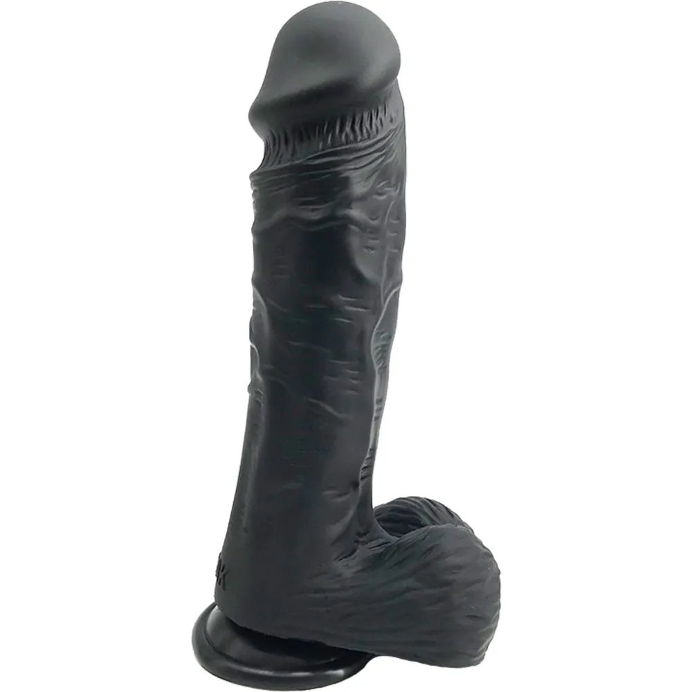 FAAK G117 Large 25cm Dual Density Realistic Veined Dildo Silicone Dong Sex Toy