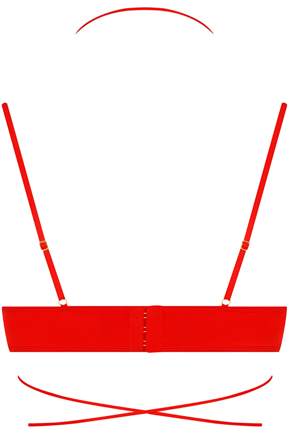 French Kiss Balconette Bra Red