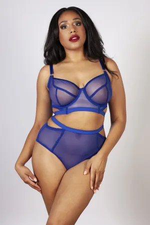 Gabi Fresh Harper HW Mesh Cut Out Brief Blue