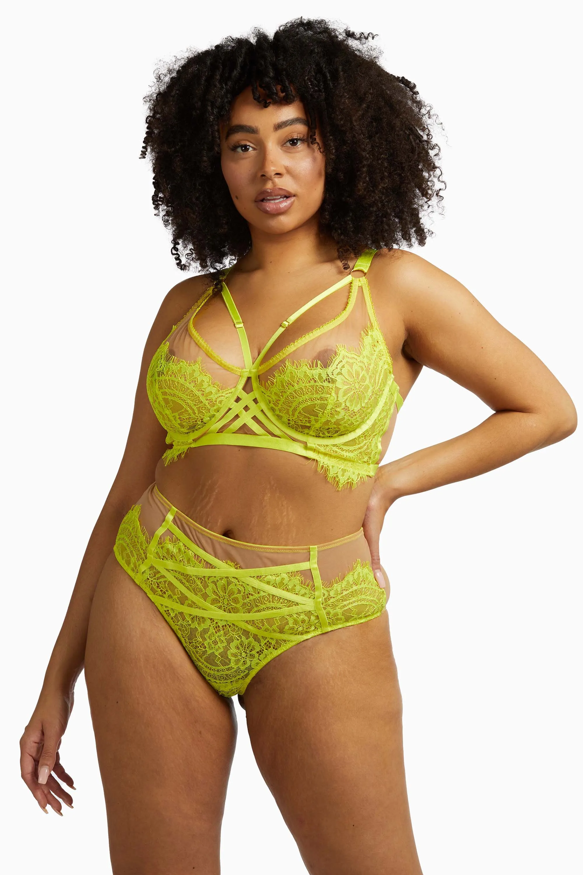 Gabi Fresh Kinsley Neon Lace Bra
