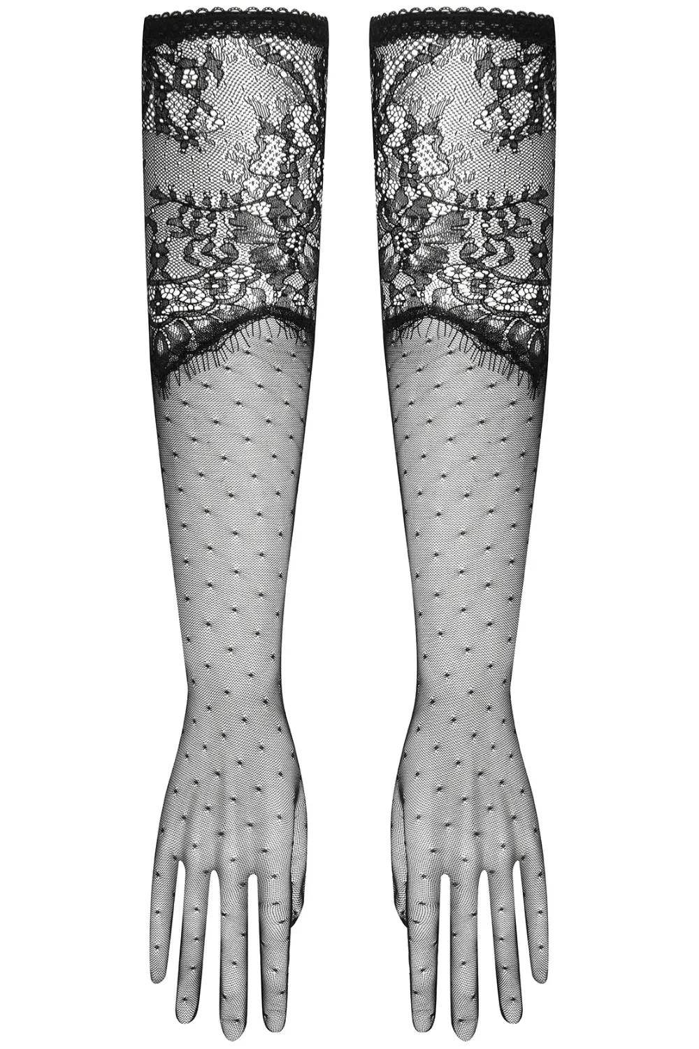 Inspiration Divine Long Lace Gloves
