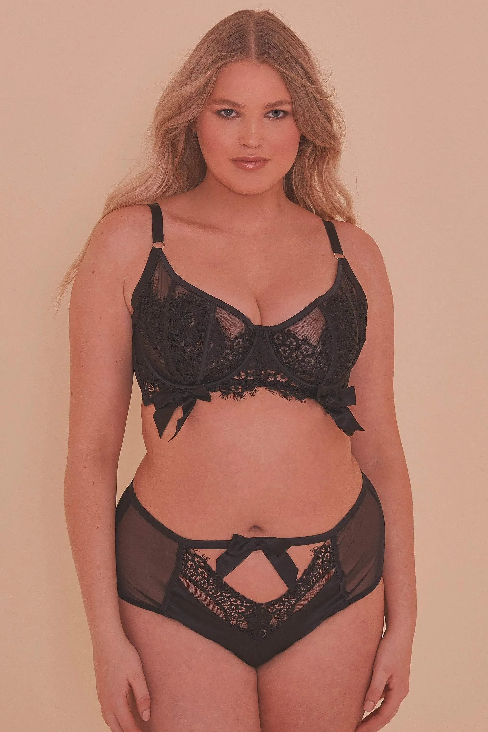 Josephine Corded lace HW brief