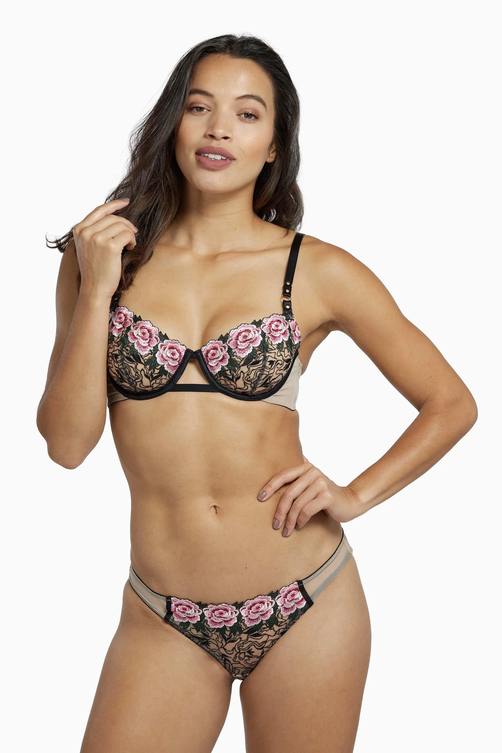 Katy Rose Embroidered Brazilian Core