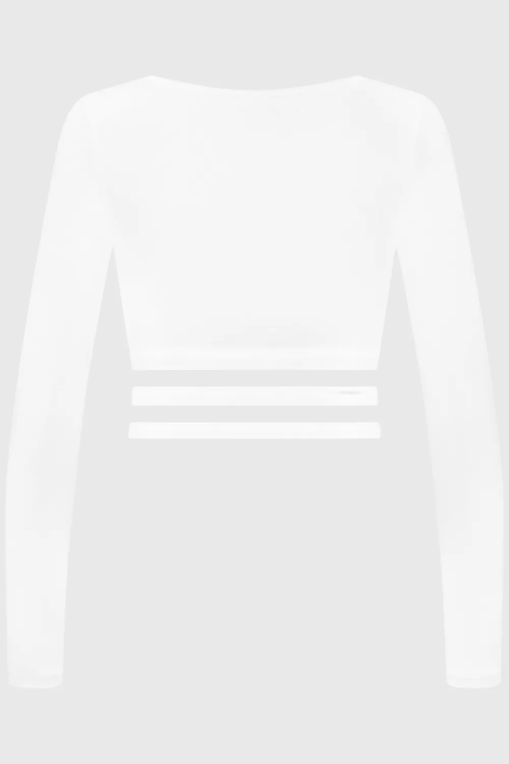 La Femme Amazone Long Sleeve Top White
