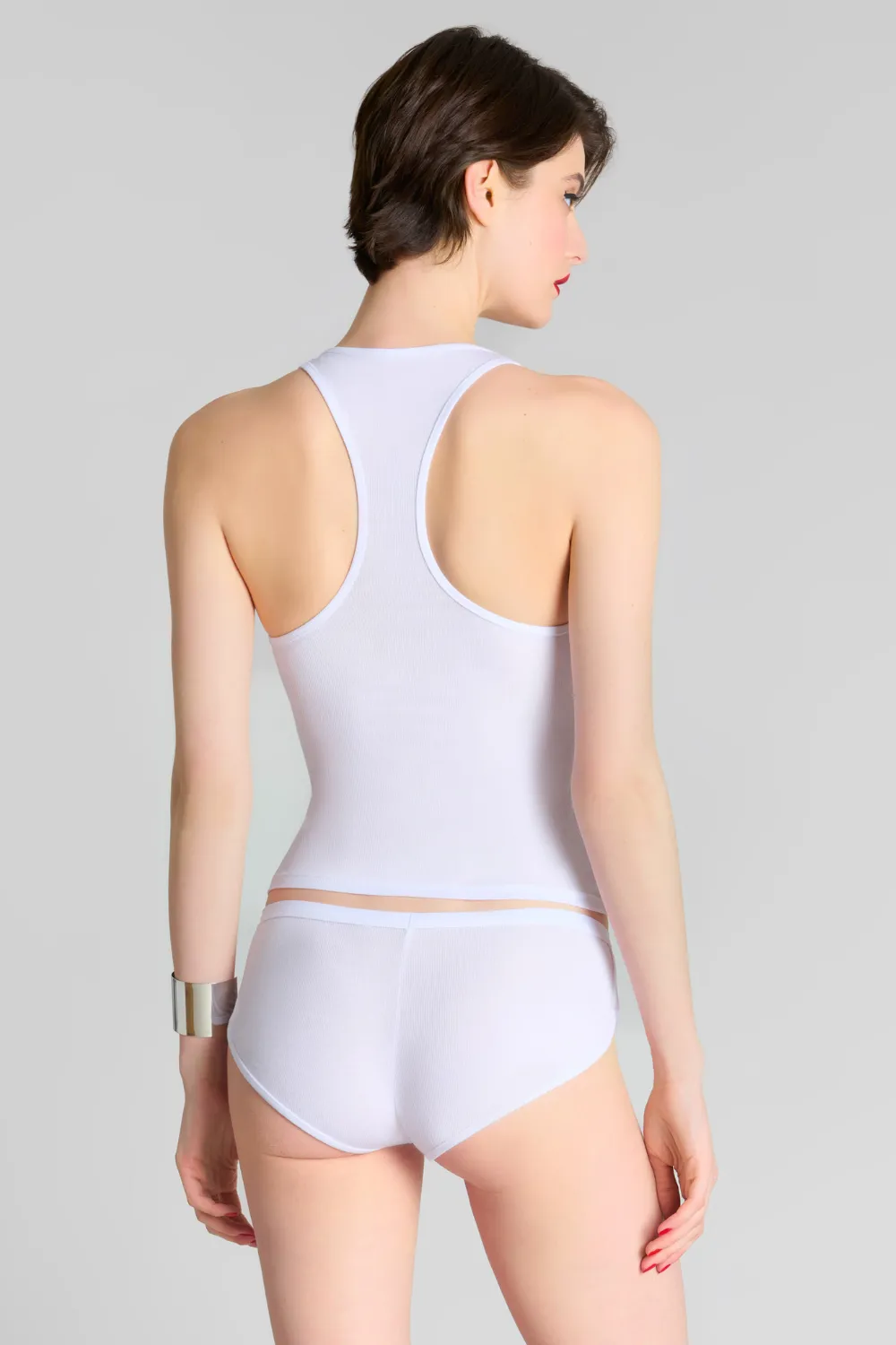 La Femme Amazone Shorty White