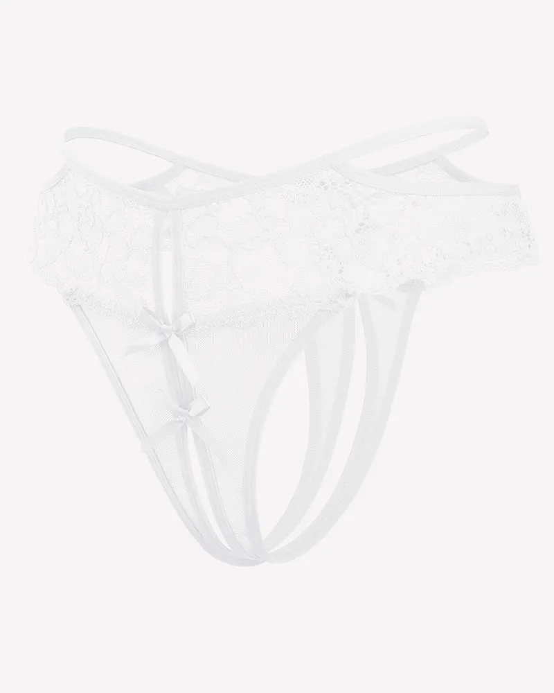Lace Cheeky Mesh Hollow Thongs