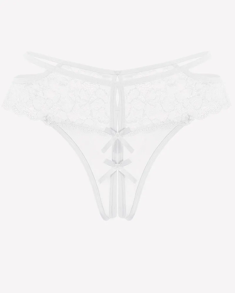 Lace Cheeky Mesh Hollow Thongs