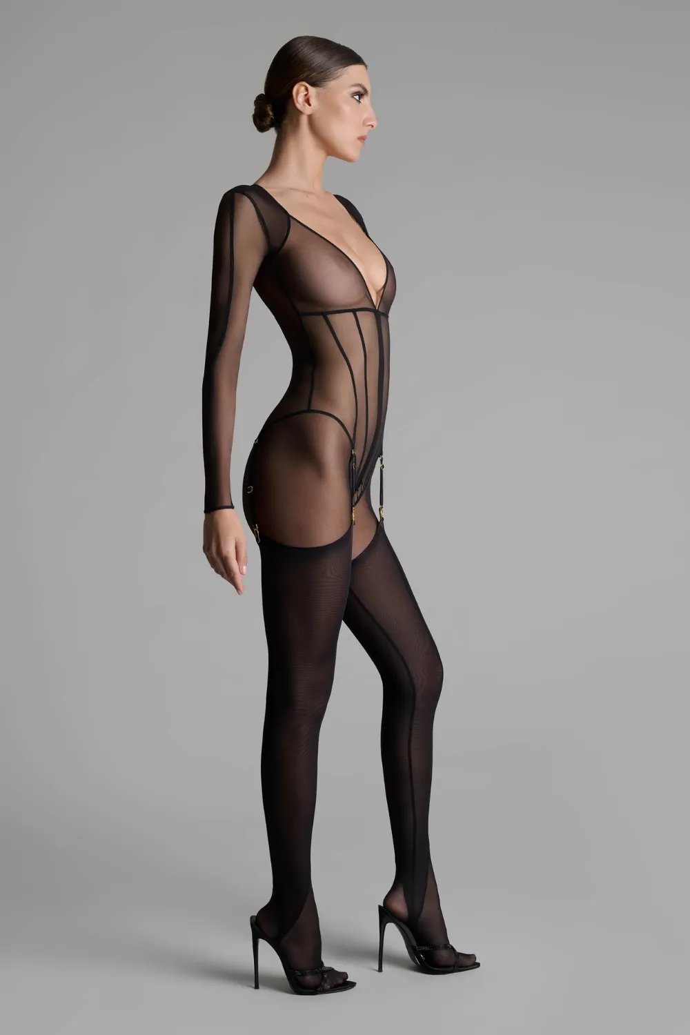 L'Amoureuse Catsuit. Size XL (UK 12-14)