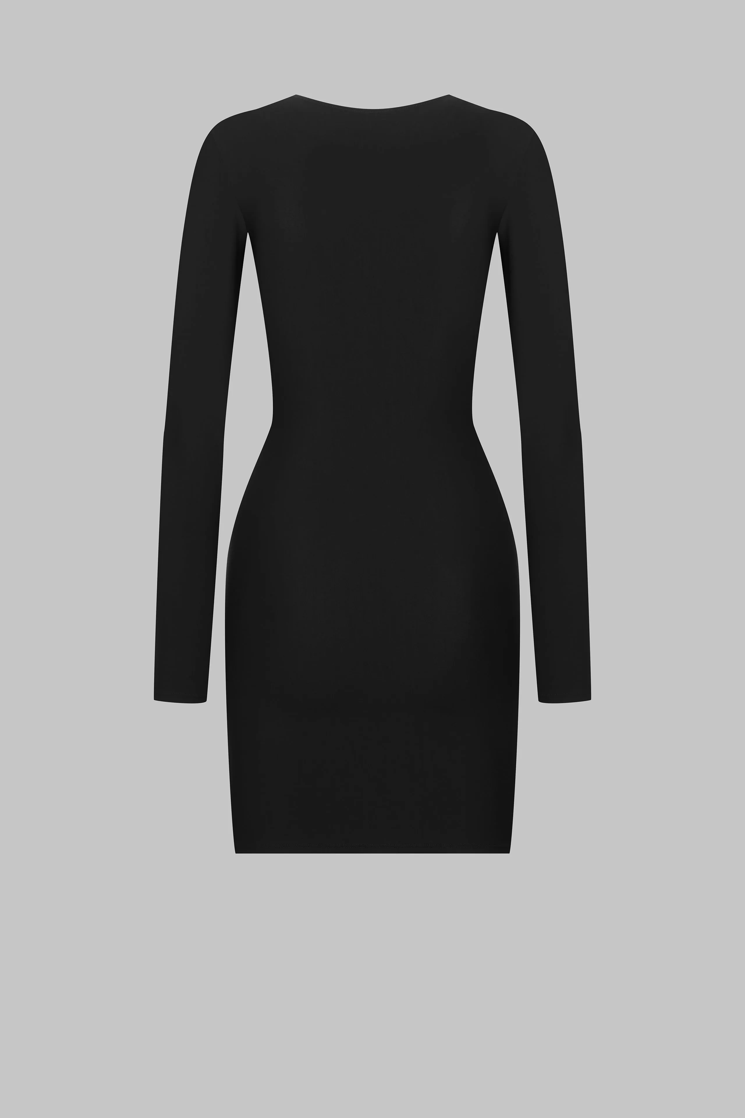 Long sleeves short dress - Nuit Infinie