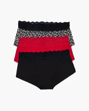 Lot De 3 Boxers Love Grande Taille