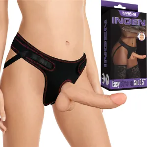 Lovetoy Ingen Easy Strap-On Set 8.5 Dildo and Harness set Unisex