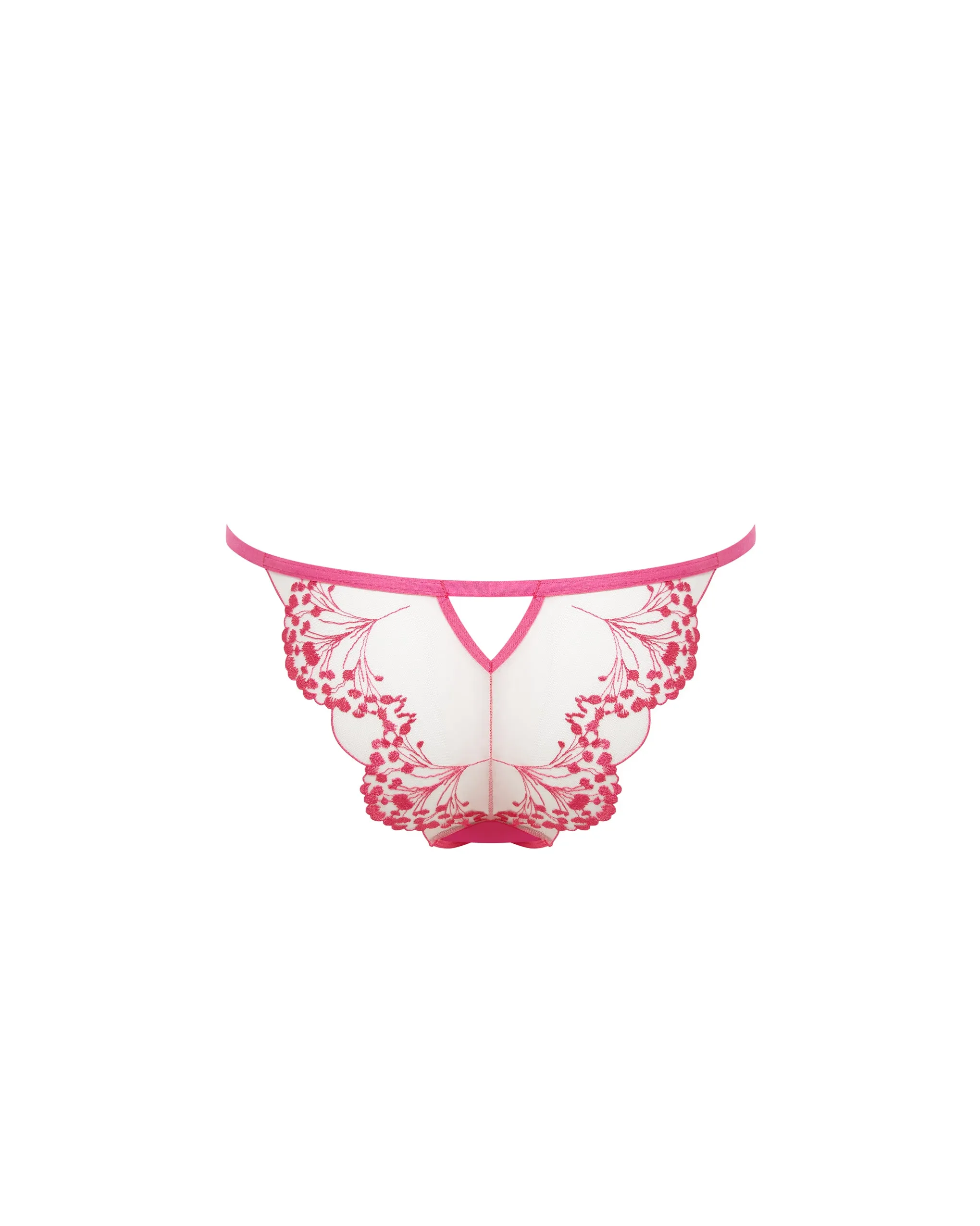 Marisa Brief Fuchsia Pink/Sheer