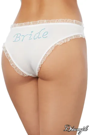 Microfiber Low-Rise Panty with Rhinestone