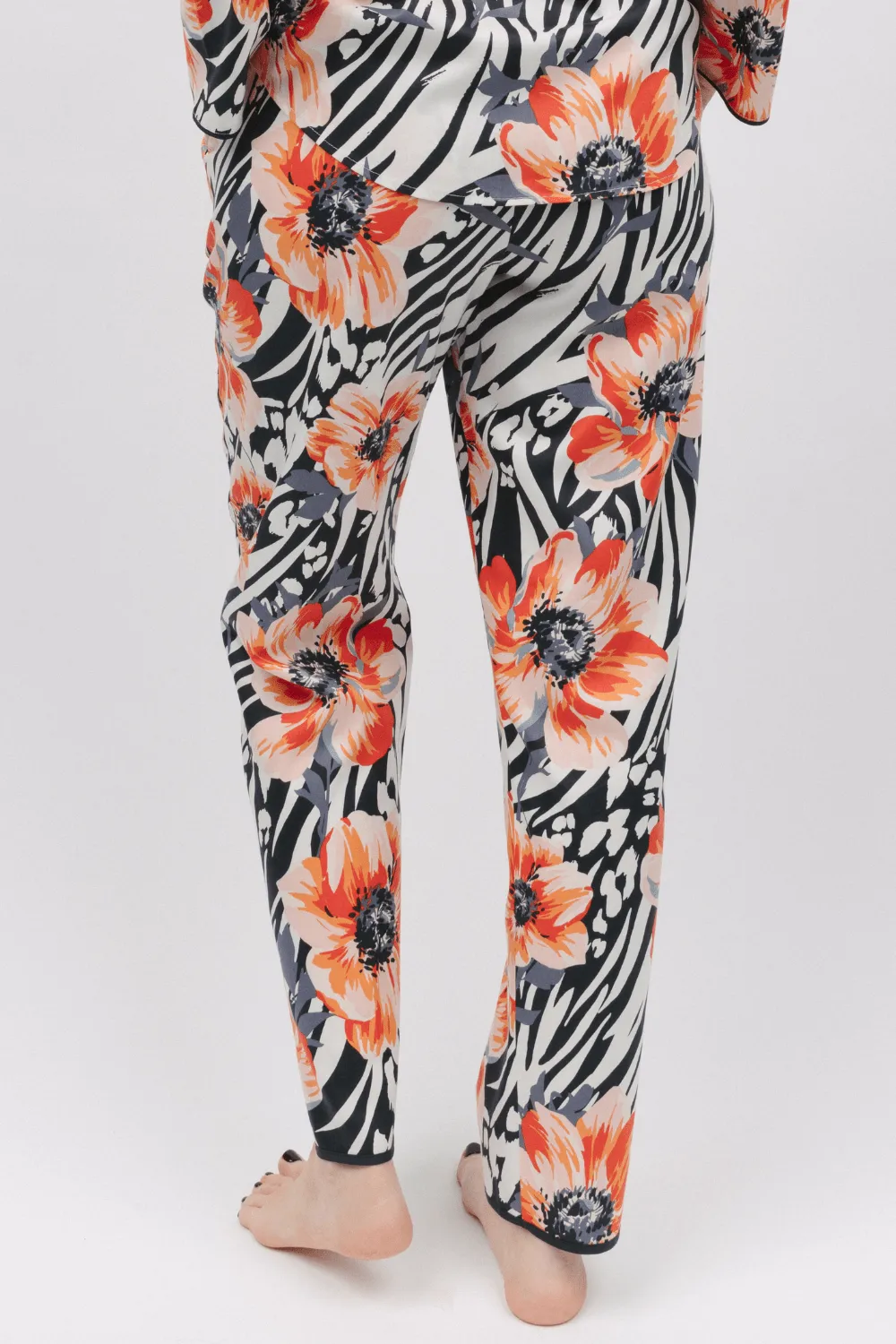 Nicole Animal Floral Print Pyjama Pants