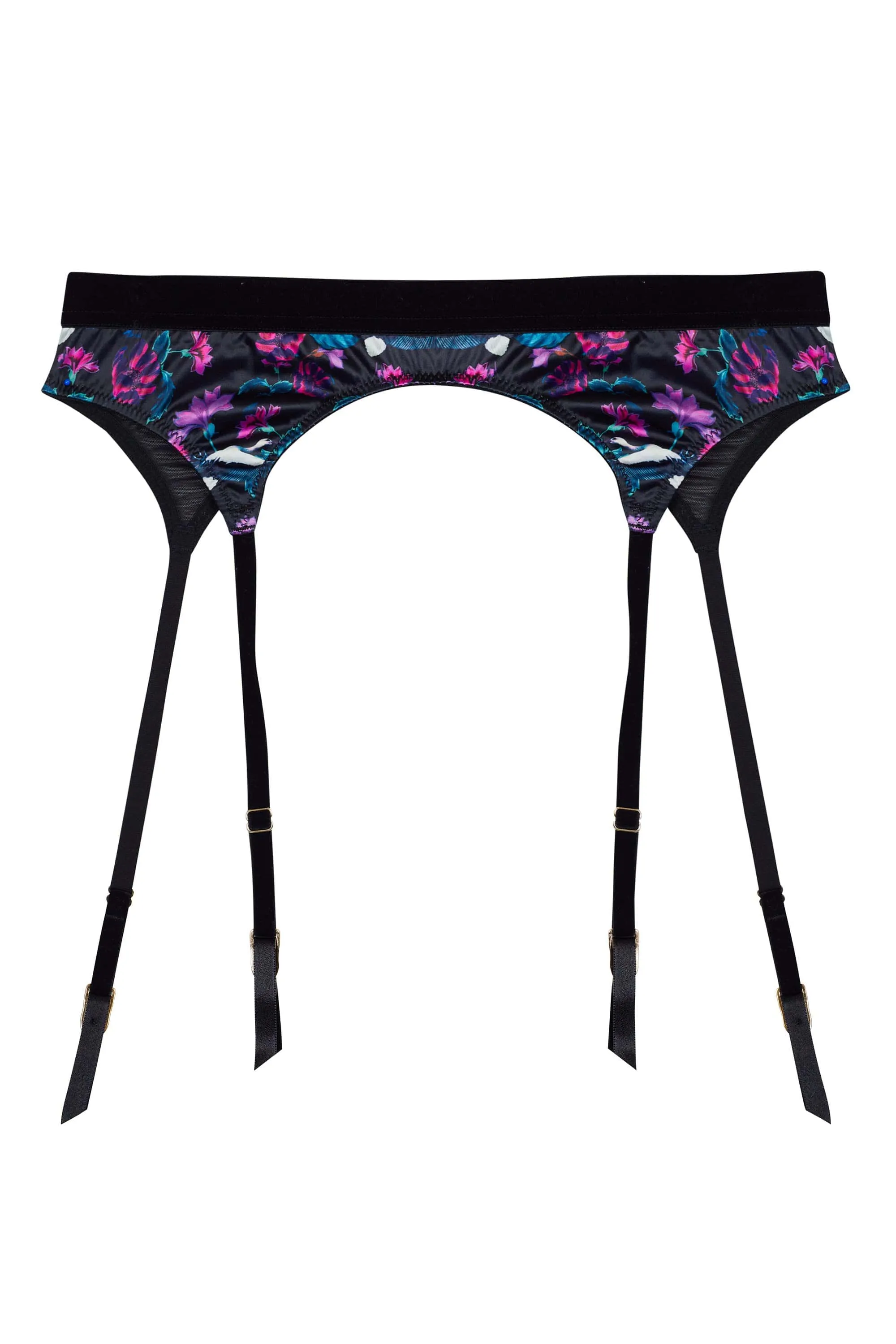 Noriko Crane Print Suspender