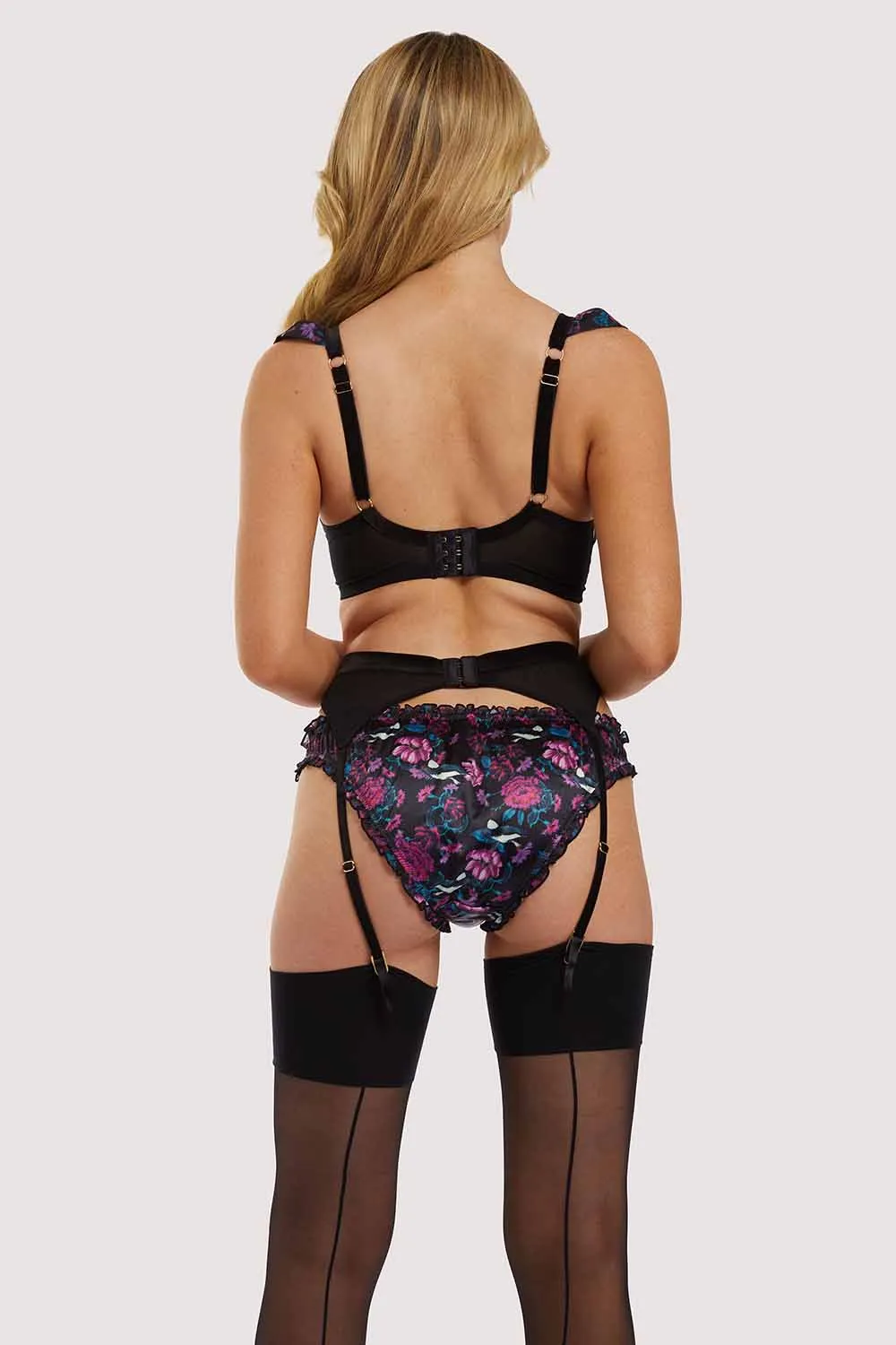 Noriko Crane Print Suspender