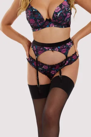 Noriko Crane Print Suspender