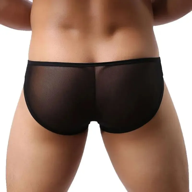 #PB High Quality Men's Briefs Transparent Mesh Underpants