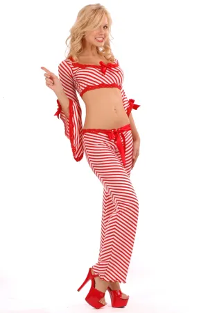 Peppermint Punky Lace-up Pants