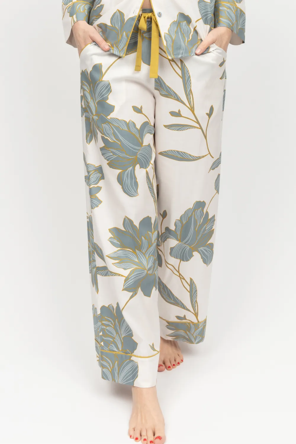 Piper Floral Print Pyjama Bottom. Size UK 8