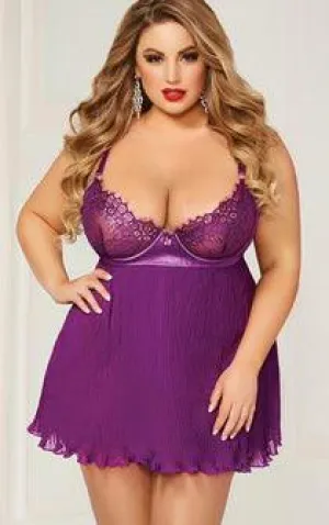 Plum Pudding Babydoll Nightie - Queen