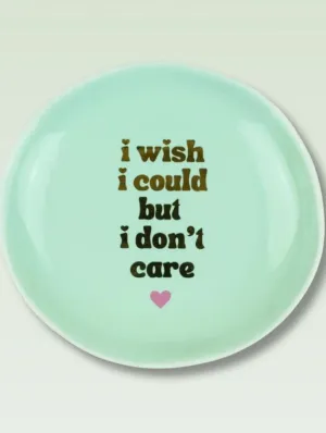 Properly Improper Round Trinket Tray
