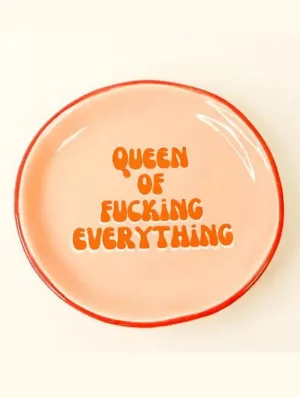 Properly Improper Round Trinket Tray