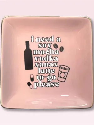 Properly Improper Square Trinket Tray