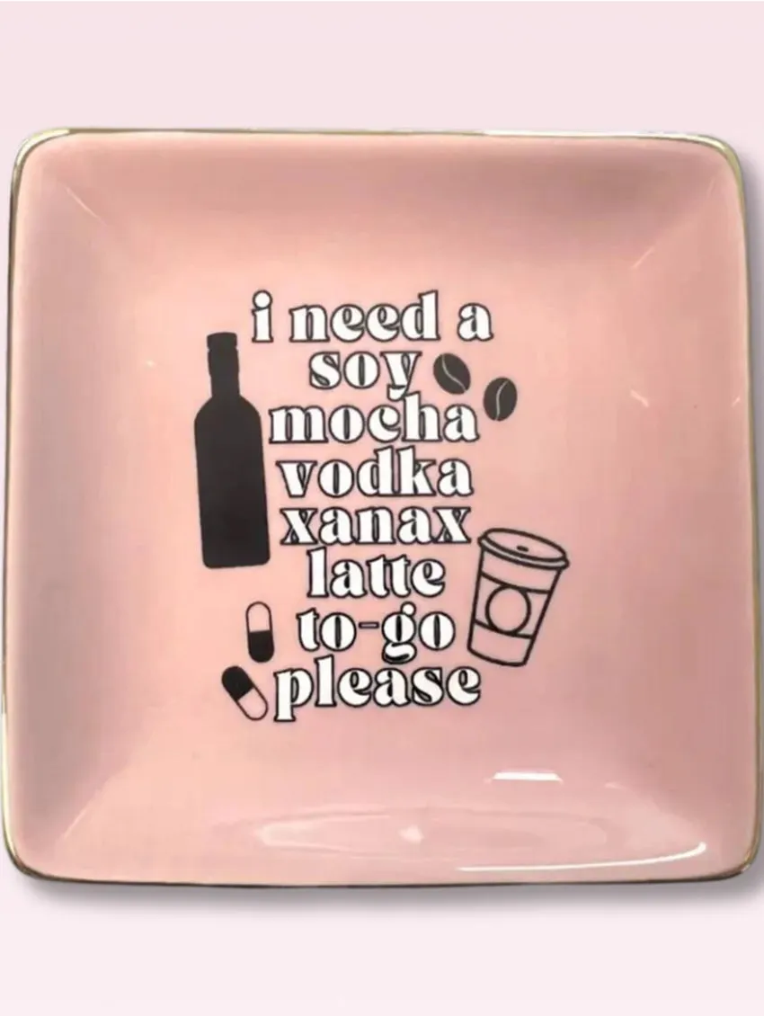 Properly Improper Square Trinket Tray