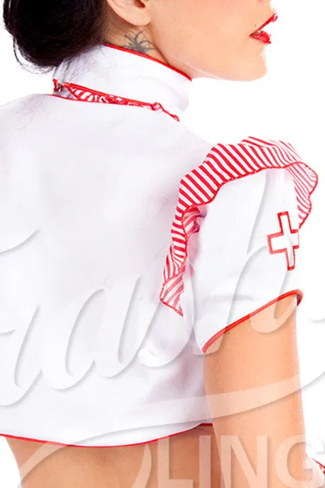 Ruffled Nurse Bolero