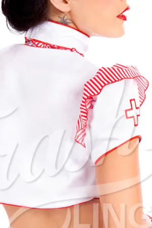 Ruffled Nurse Bolero