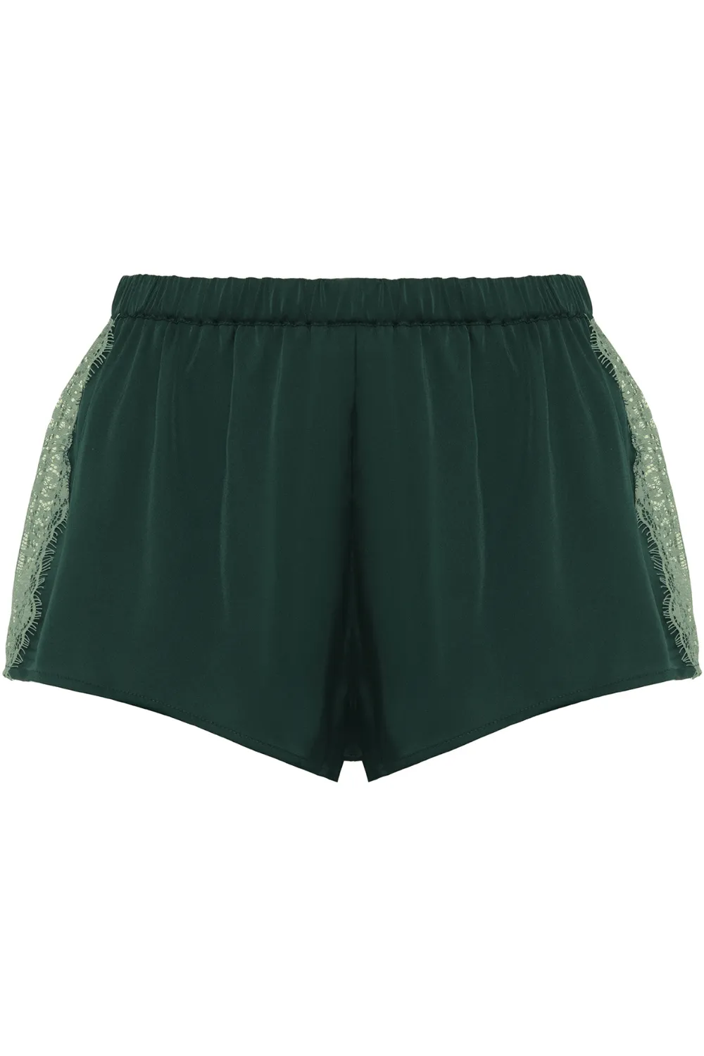 Satin Secrets Short Kolsai Green