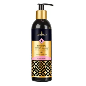Sensuva Natural Water Based Personal Moisturizer - 8.12 oz Cotton Candy