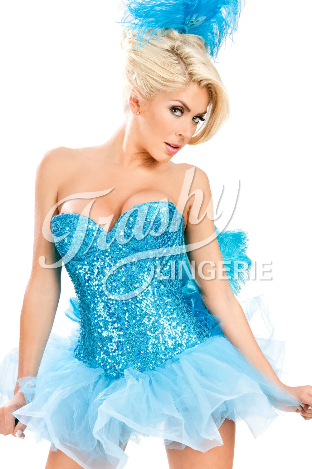 Sequined Showgirl Corset