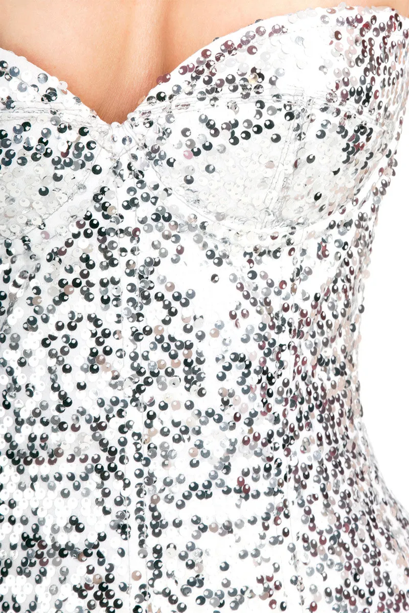 Sequined Showgirl Corset